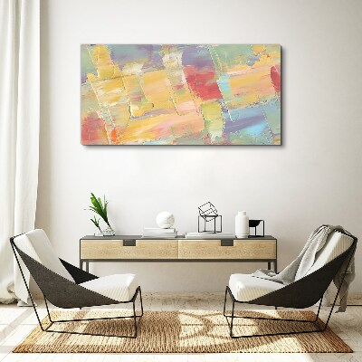 Foto auf leinwand Pastell-Abstraktionen in Bewegung