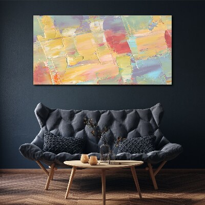 Foto auf leinwand Pastell-Abstraktionen in Bewegung