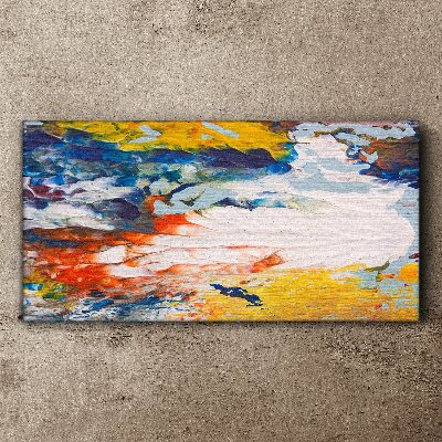 Bild auf leinwand Eine Welle von Farben in Bewegung