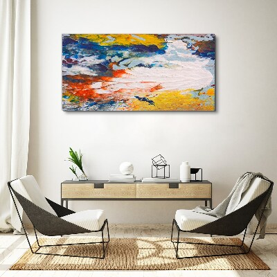 Bild auf leinwand Eine Welle von Farben in Bewegung