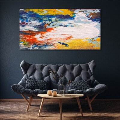 Bild auf leinwand Eine Welle von Farben in Bewegung