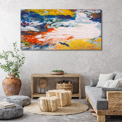 Bild auf leinwand Eine Welle von Farben in Bewegung