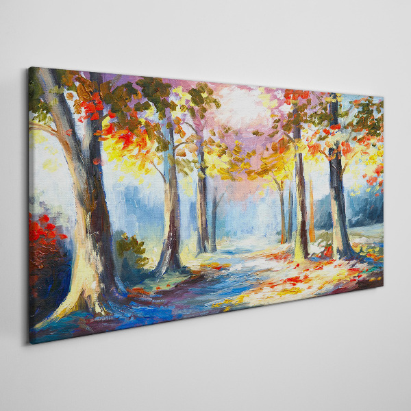 Foto auf leinwand Herbstgasse