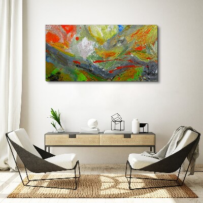 Foto auf leinwand Dynamische Farbexplosion