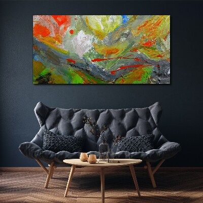 Foto auf leinwand Dynamische Farbexplosion