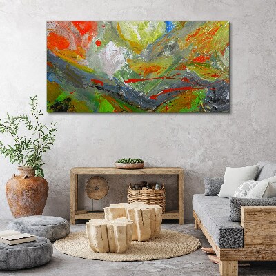 Foto auf leinwand Dynamische Farbexplosion