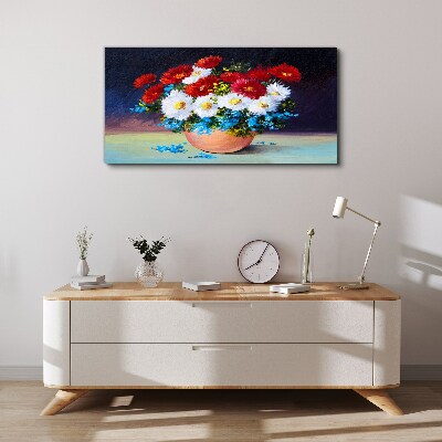 Foto auf leinwand Blumenstrauß in einer Vase