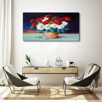 Foto auf leinwand Blumenstrauß in einer Vase