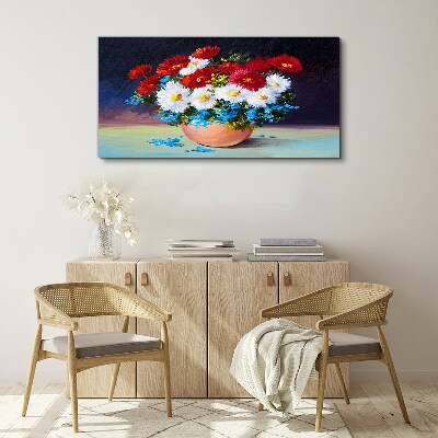 Foto auf leinwand Blumenstrauß in einer Vase