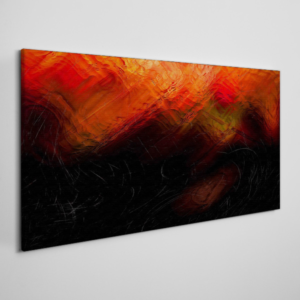Foto auf leinwand Sonnenuntergang in Flammen