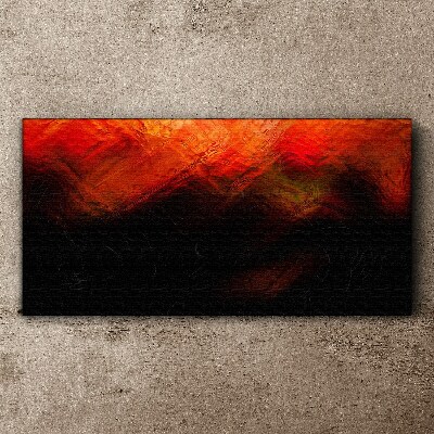 Foto auf leinwand Sonnenuntergang in Flammen