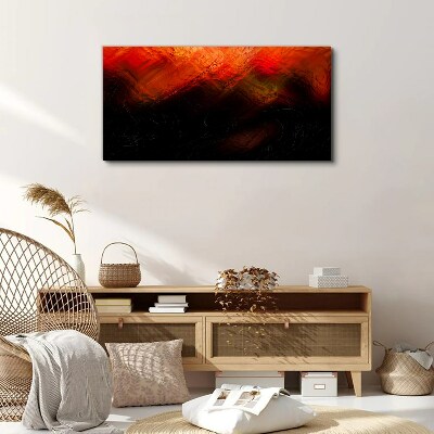 Foto auf leinwand Sonnenuntergang in Flammen
