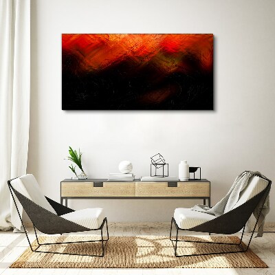 Foto auf leinwand Sonnenuntergang in Flammen