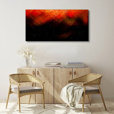 Foto auf leinwand Sonnenuntergang in Flammen