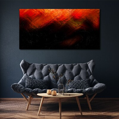 Foto auf leinwand Sonnenuntergang in Flammen