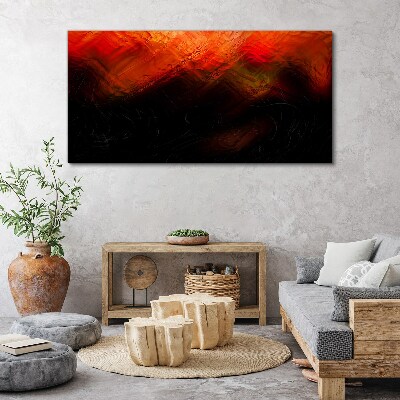 Foto auf leinwand Sonnenuntergang in Flammen