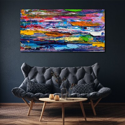 Foto auf leinwand Bunte abstrakte Landschaft