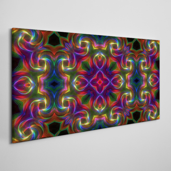 Foto leinwand Ein buntes Mosaik aus Lichtmustern