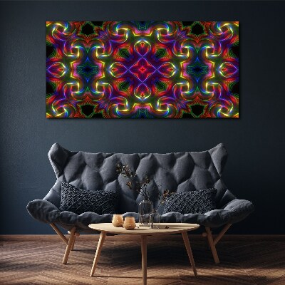 Foto leinwand Ein buntes Mosaik aus Lichtmustern