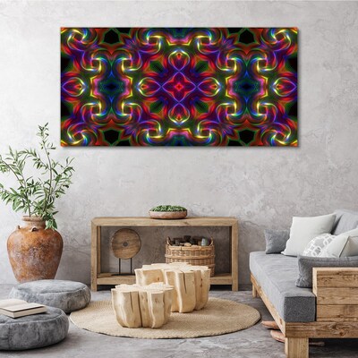 Foto leinwand Ein buntes Mosaik aus Lichtmustern