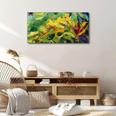 Foto auf leinwand Tropische Farbexplosion