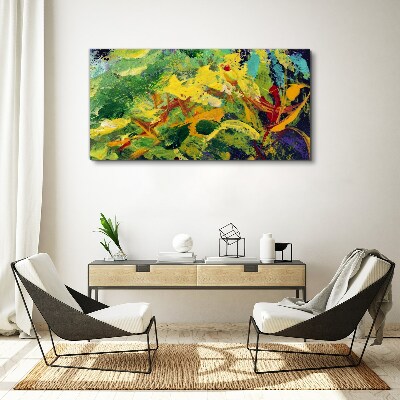 Foto auf leinwand Tropische Farbexplosion