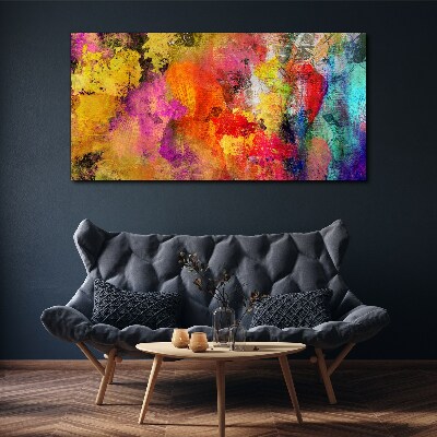 Foto auf leinwand Buntes Chaos der Abstraktion