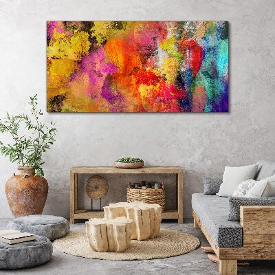 Foto auf leinwand Buntes Chaos der Abstraktion