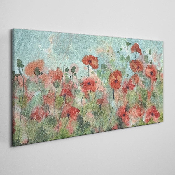 Bild auf leinwand Eine Blumenlandschaft in Frühlingsaura