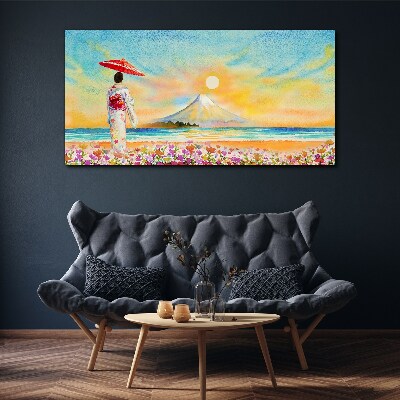 Foto auf leinwand Ein ruhiger Morgen am Meer
