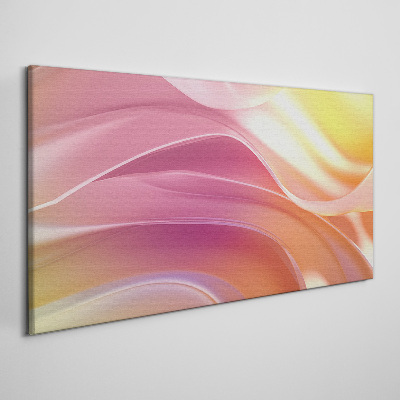 Foto auf leinwand Farbwellen in Pastelltönen