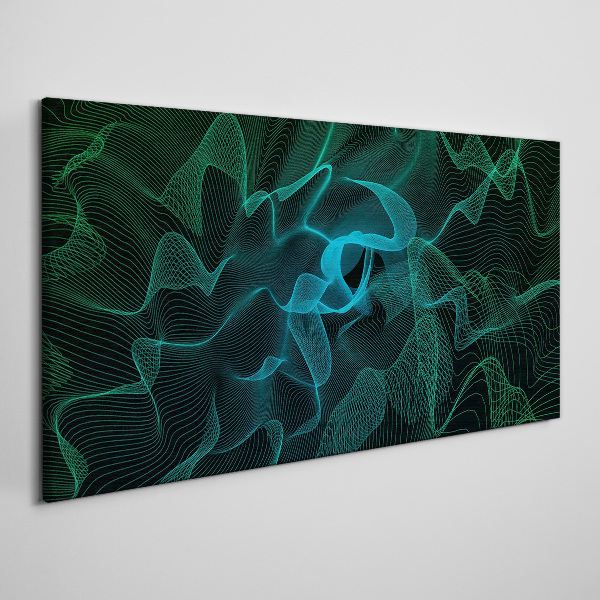 Foto leinwand Wellen und Linien in Bewegung