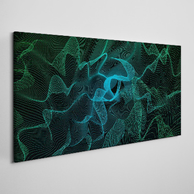 Foto leinwand Wellen und Linien in Bewegung