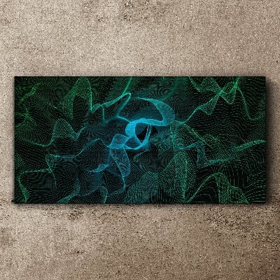 Foto leinwand Wellen und Linien in Bewegung