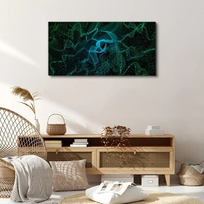 Foto leinwand Wellen und Linien in Bewegung