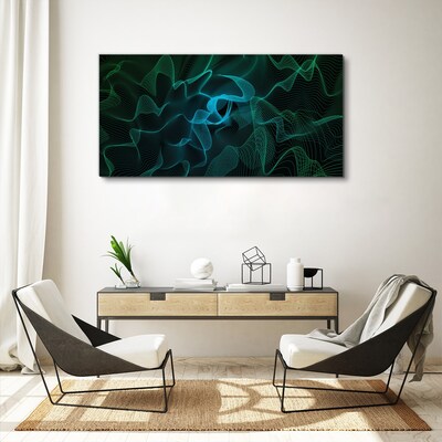 Foto leinwand Wellen und Linien in Bewegung