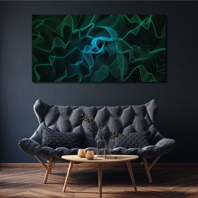 Foto leinwand Wellen und Linien in Bewegung