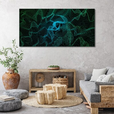 Foto leinwand Wellen und Linien in Bewegung