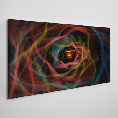 Foto auf leinwand Ein Wirbel aus bunten Lichtern