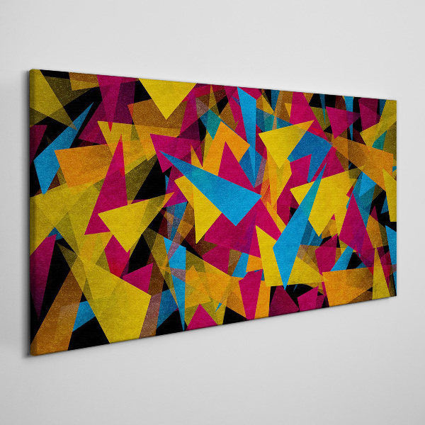 Foto auf leinwand Bunte Geometrien in Bewegung