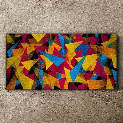 Foto auf leinwand Bunte Geometrien in Bewegung