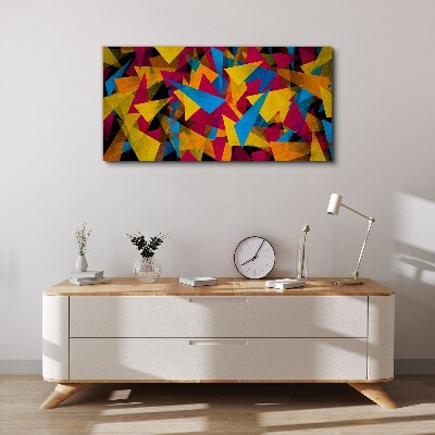 Foto auf leinwand Bunte Geometrien in Bewegung
