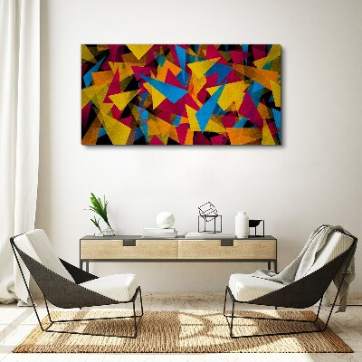 Foto auf leinwand Bunte Geometrien in Bewegung