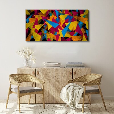 Foto auf leinwand Bunte Geometrien in Bewegung