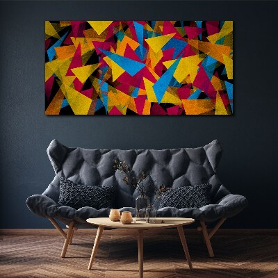 Foto auf leinwand Bunte Geometrien in Bewegung
