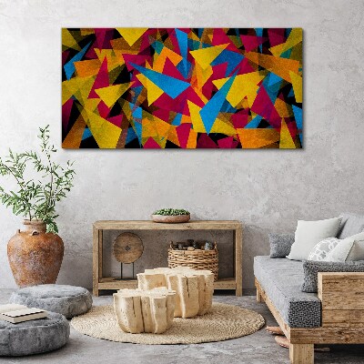 Foto auf leinwand Bunte Geometrien in Bewegung