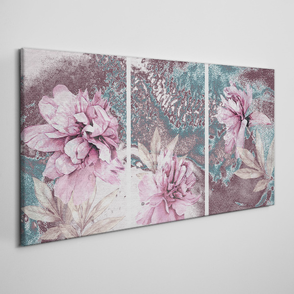 Foto auf leinwand Ein floraler Traum in Pastelltönen