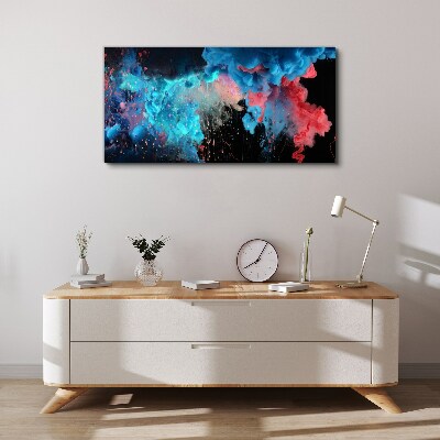 Foto auf leinwand Bunte Wolken in Bewegung