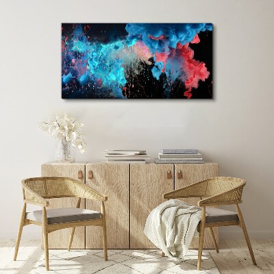 Foto auf leinwand Bunte Wolken in Bewegung