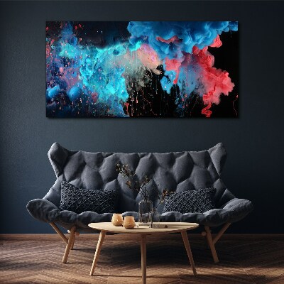 Foto auf leinwand Bunte Wolken in Bewegung